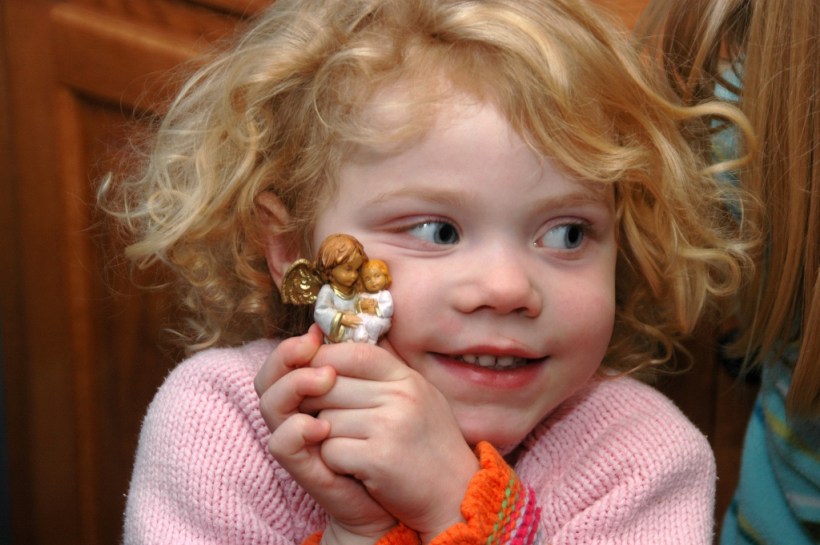 Laurel with her special angel